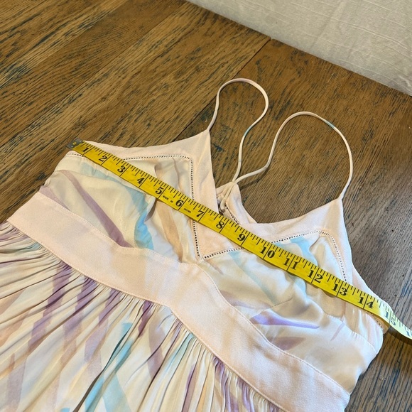 Free People Pastel Pleated Babydoll Cami – Size 2 - Picture 3 of 7